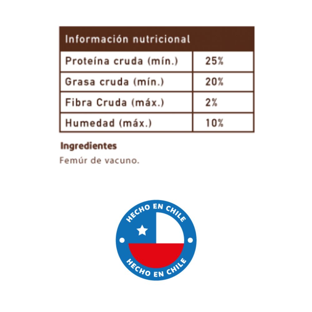 
                  
                    Hueso Medio Fémur Vacuno
                  
                