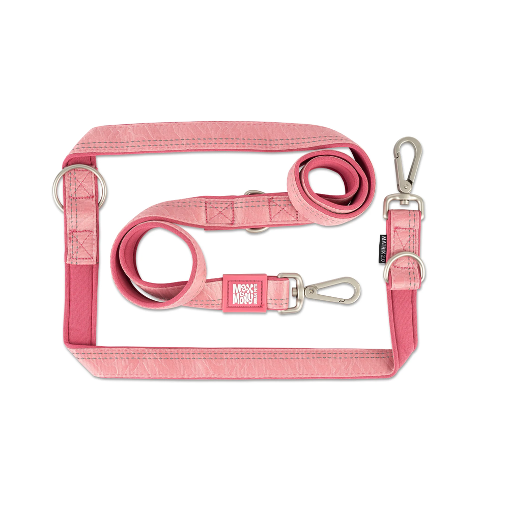 Correa Perro Multifuncional Matrix 2.0 Rose