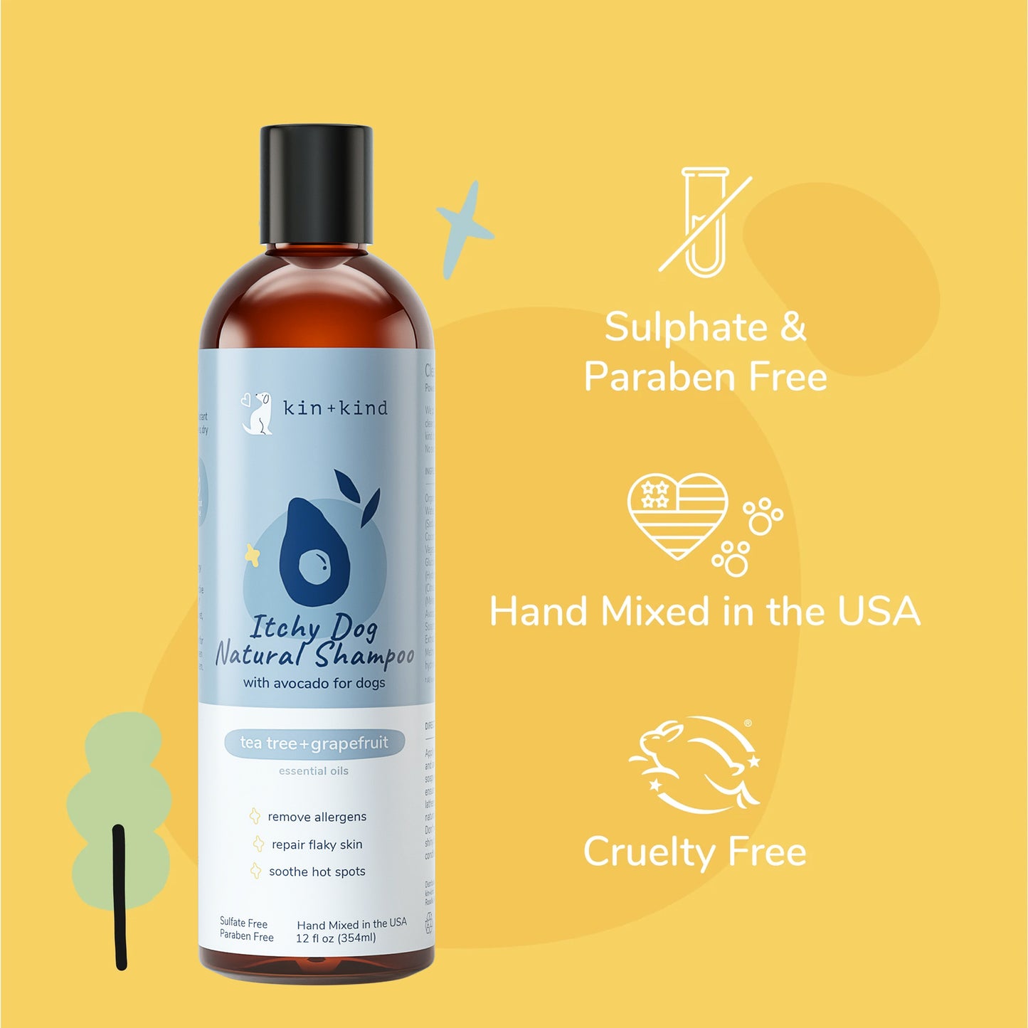 
                  
                    Shampoo para Perros con Picazón Pomelo y Arbol de Té - 354 ml
                  
                
