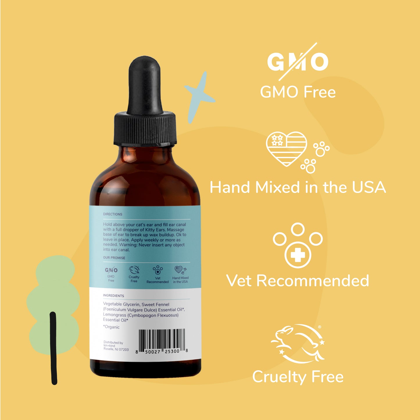 
                  
                    Gotas Limpiadoras de Oídos para Gatos - 118 ml
                  
                