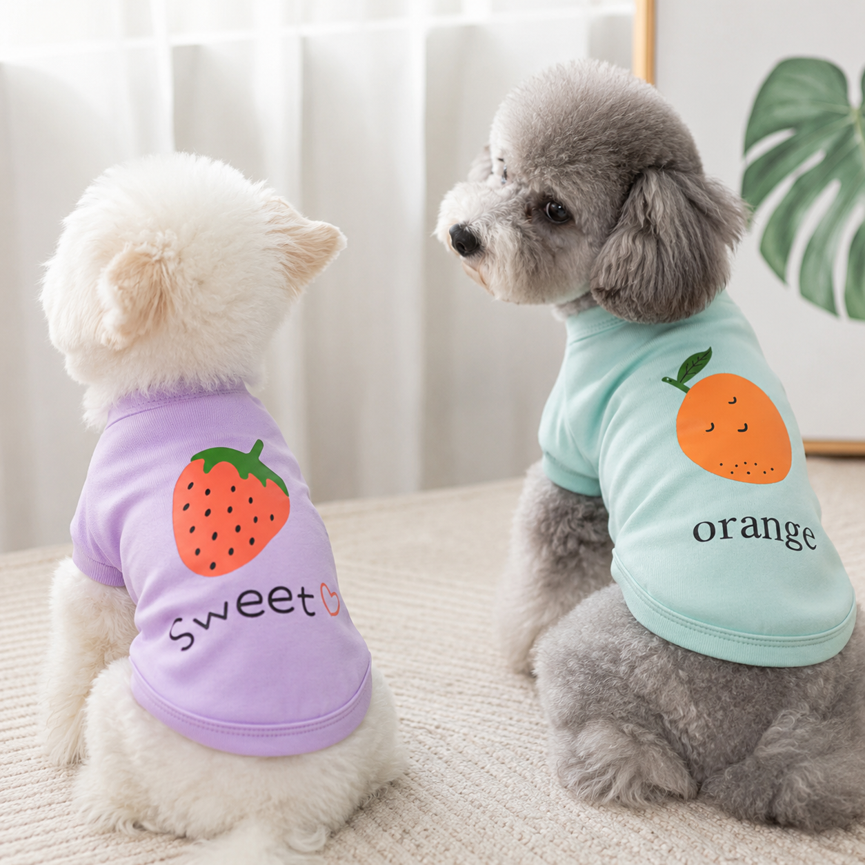 
                  
                    Polera Perro Frutas con Mangas
                  
                