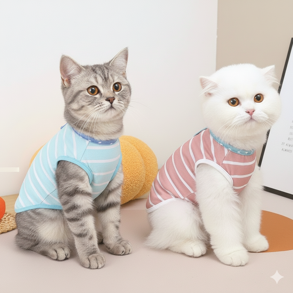 
                  
                    Polera Gato White Stripes
                  
                