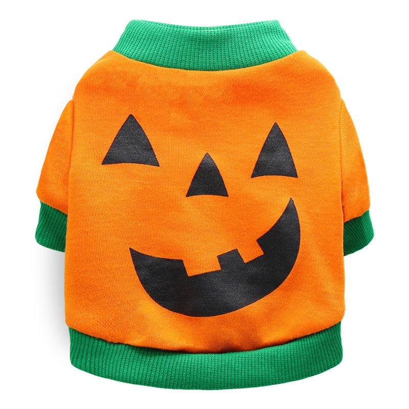 Hoodie Perro Halloween Calabaza