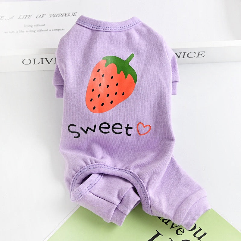 
                  
                    Polera Perro Frutas con Mangas
                  
                