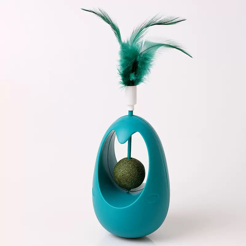 
                  
                    Pendulo con Pelota de Catnip y Plumas (7x7x12cm)
                  
                