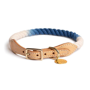 Collar Cotton Rope Azulino