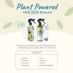Repelente de Pulgas Lavanda para Perros y Gatos - 354 ml