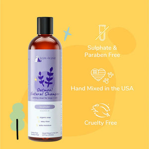 Shampoo Natural de Avena + Lavanda para Perros y Gatos - 354 ml