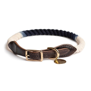 Collar Cotton Rope Azul Marino Mid