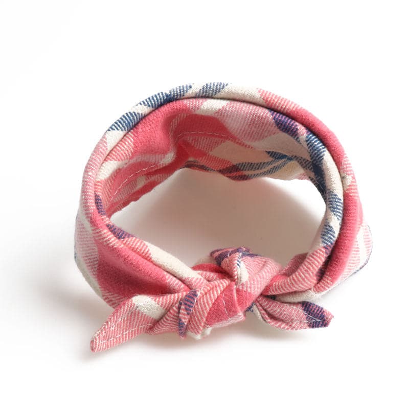 Bandana Escocesa Rosado