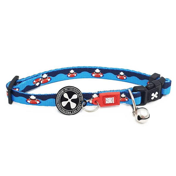 Collar con Smart ID para Gatos Frenzy The Shark