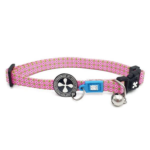 Collar con Smart ID para Gatos Retro Pink