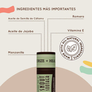 Bálsamo de Nariz Snout Soother - 59 ml en barra