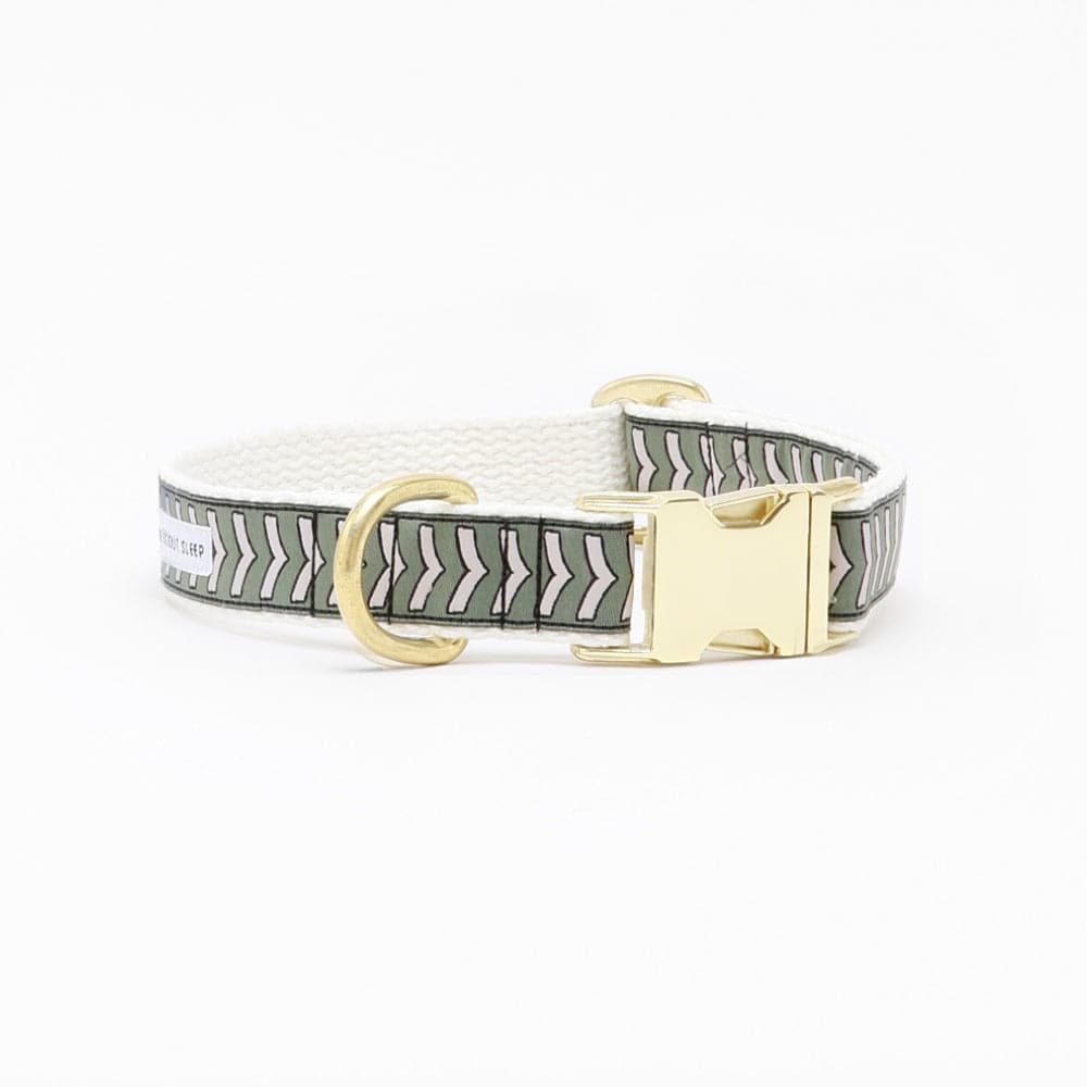 Collar Chef L'Bark Verde Musgo/Beige