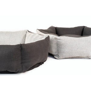 Cama Hexagonal Recycled para Perros Gris