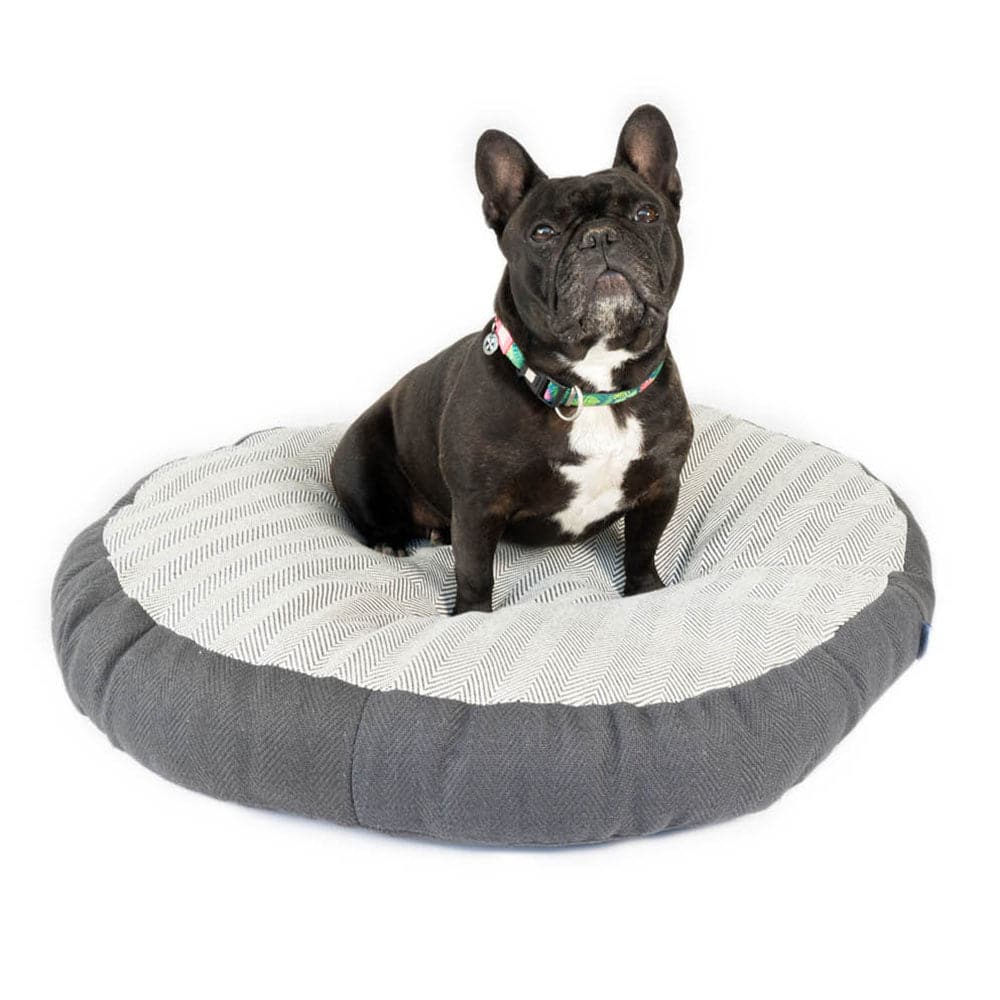 Cama Round Recycled Gris para Perros