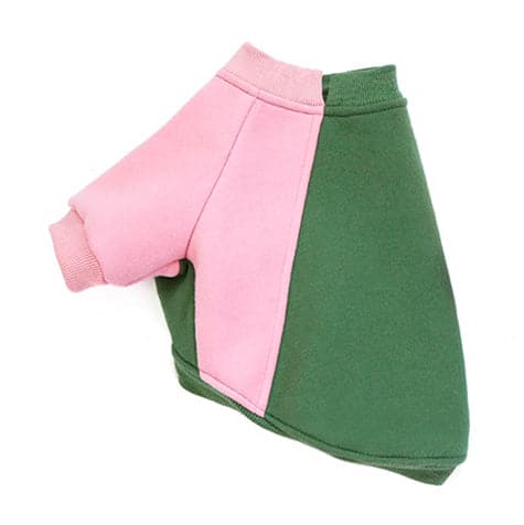 
                  
                    Hoodie Color Block Verde y Rosado
                  
                