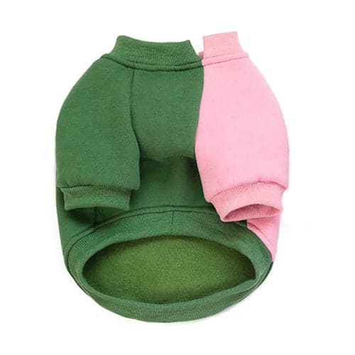 
                  
                    Hoodie Color Block Verde y Rosado
                  
                