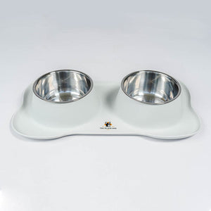 Plato Doble de Silicona Gris