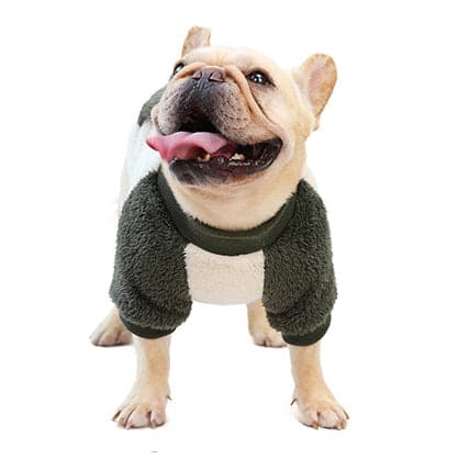 Polar Beige con Bolsillo Verde