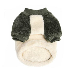 Polar Beige con Bolsillo Verde
